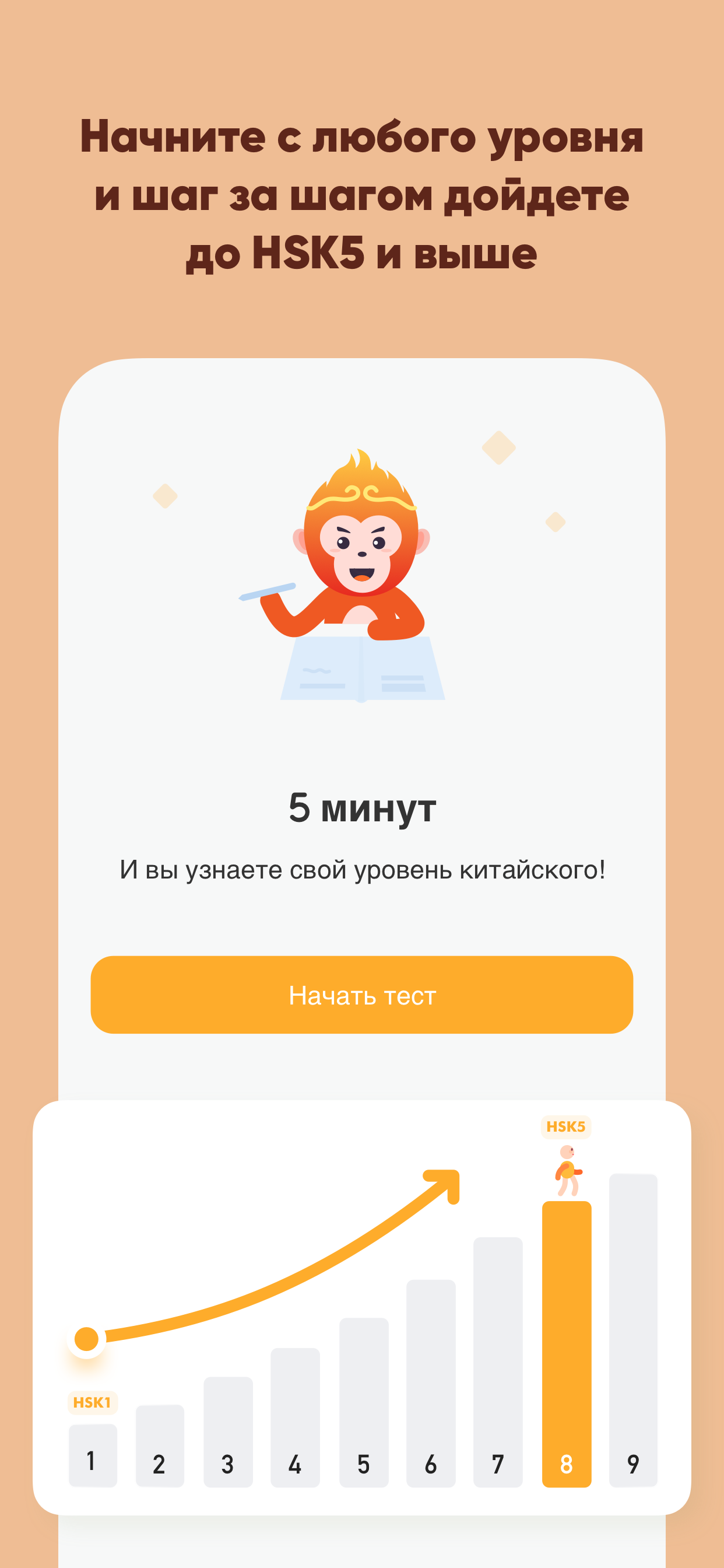 Начните с любого уровня